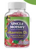 Uncle Moishy Sour Vitamin D 60 Ct