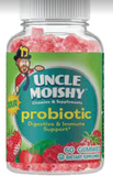 Uncle Moishy Sour Probiotic Chewable Tablets 60 Count