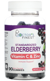Doctors Finest Elderberry With Vitamin C + Zinc 90 Count