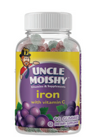 Uncle Moishy Vitamin Iron Jellies 60 Count