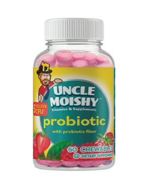 Uncle Moishy Probiotic Chewable Tablets 60 Count
