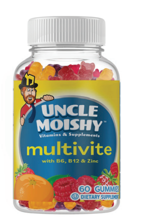 Uncle Moishy Multi Vitamin 60 Count