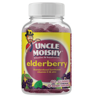 Uncle Moishy Immune Shield Sambucus Jelly 60 count