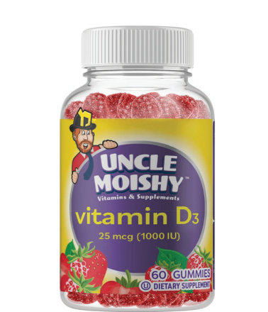 Uncle Moishy Vitamin D jelly 60 count