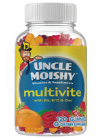 Uncle Moishy Multivitamin with Iron Chewable 120 Count