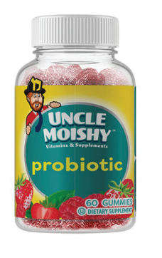 Uncle Moishy Probiotic Gummies 60 Count