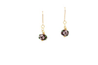 Handmade 10mm Cloisonne Beads on Gold Filled Leverbacks