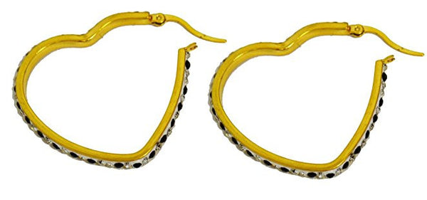 Wholesale YUUUUUUGE Heart Hoop Earrings