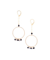 Wholesale Swarovski Crystal Medley on 30MM 14/20 Gold Filled Hoop Earrings