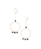 Wholesale Swarovski Crystal Medley on 30MM 14/20 Gold Filled Hoop Earrings