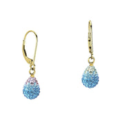 14/20 Gold Filled Shamballa Gradient Teardrop Earring By Minigems