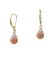 14/20 Gold Filled Shamballa Gradient Teardrop Earring By Minigems