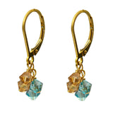Small Swarovski Crystal Cascade Earrings