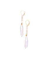 Flute Pearl and 14/20 Gold Filled Drop Earrings