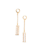 Caged Glass Statement Earrings