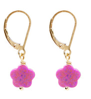 14/20 Gold Filled Opal Flower Earring By Minigems