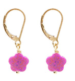 14/20 Gold Filled Opal Flower Earring By Minigems