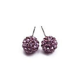 Wholesale Sterling Silver Shamballa Studs 6mm