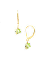 Wholesale Swarovski Crystal Flower Earrings on 14/20 Gold Filled Leverback Posts by Minigems