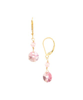 14/20 Gold Filled Swarovski Rivoli Drop Earring By Minigems (purple)