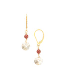 14/20 Gold Filled Swarovski Rivoli Drop Earring By Minigems (purple)