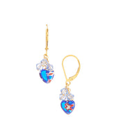 Wholesale Mixed Swarovski & Millefiore Heart Small Cascade Earrings