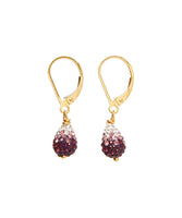 14/20 Gold Filled Shamballa Gradient Teardrop Earring By Minigems